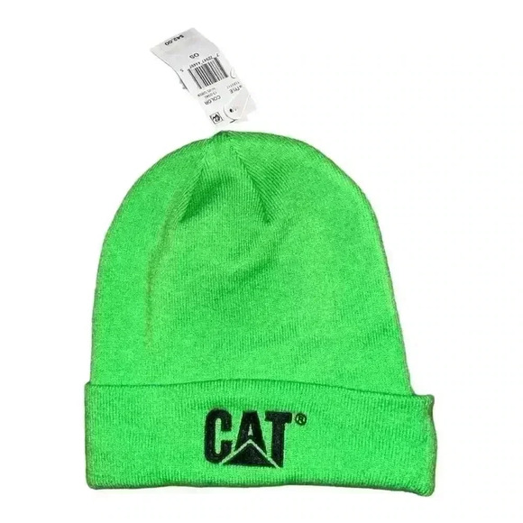 NWT CAT knit beanie, green - Picture 1 of 3